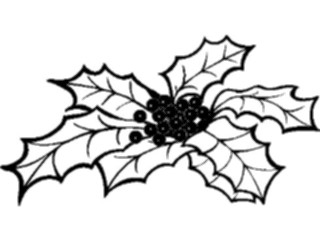 Sticker Custom Preview Image #070798 Holidays Christmas Holly Mistletoe Holly20