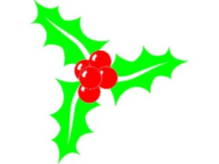 Sticker Custom Preview Image #070801 Holidays Christmas Holly Mistletoe Holly23