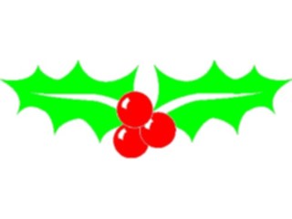 Sticker Custom Preview Image #070802 Holidays Christmas Holly Mistletoe Holly24