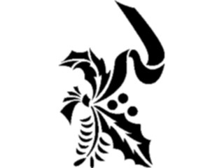 Sticker Custom Preview Image #070810 Holidays Christmas Holly Mistletoe Holly32