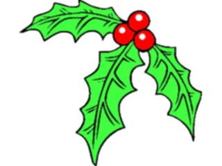 Sticker Custom Preview Image #070814 Holidays Christmas Holly Mistletoe Holly36