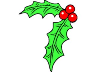 Sticker Custom Preview Image #070816 Holidays Christmas Holly Mistletoe Holly38