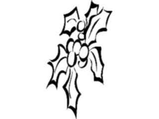 Sticker Custom Preview Image #070818 Holidays Christmas Holly Mistletoe Holly40