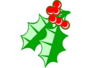 Sticker Custom Preview Image #070820 Holidays Christmas Holly Mistletoe Holly42