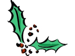 Sticker Custom Preview Image #070823 Holidays Christmas Holly Mistletoe Holly45
