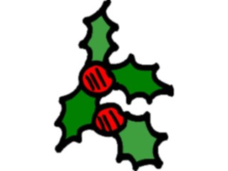 Sticker Custom Preview Image #070826 Holidays Christmas Holly Mistletoe Holly48