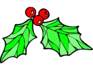 Sticker Custom Preview Image #070828 Holidays Christmas Holly Mistletoe Holly50