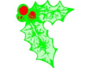 Sticker Custom Preview Image #070836 Holidays Christmas Holly Mistletoe Holly58