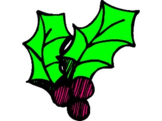 Sticker Custom Preview Image #070837 Holidays Christmas Holly Mistletoe Holly59