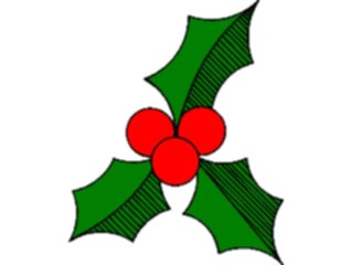 Sticker Custom Preview Image #070843 Holidays Christmas Holly Mistletoe Holly65