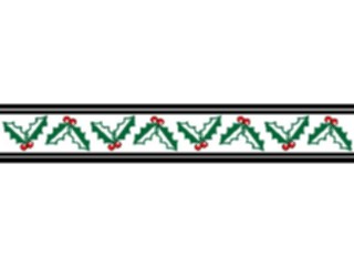 Sticker Custom Preview Image #070868 Holidays Christmas Holly Mistletoe Holly Border03