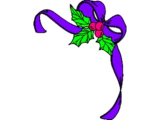 Sticker Custom Preview Image #070881 Holidays Christmas Holly Mistletoe Holly Bow Corner2