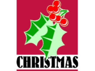 Sticker Custom Preview Image #070885 Holidays Christmas Holly Mistletoe Holly Christmas