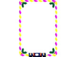Sticker Custom Preview Image #070902 Holidays Christmas Holly Mistletoe Holly Frame03