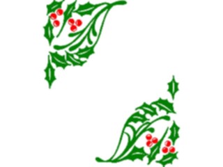 Sticker Custom Preview Image #070910 Holidays Christmas Holly Mistletoe Holly Frame11