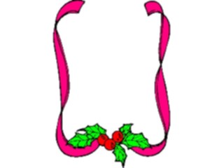 Sticker Custom Preview Image #070912 Holidays Christmas Holly Mistletoe Holly Frame13