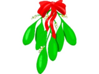 Sticker Custom Preview Image #070937 Holidays Christmas Holly Mistletoe Mistletoe5