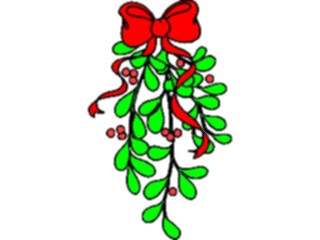 Sticker Custom Preview Image #070938 Holidays Christmas Holly Mistletoe Mistletoe6