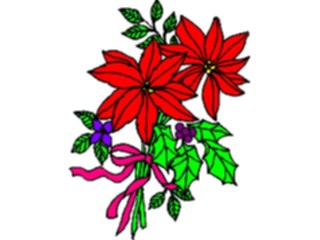 Sticker Custom Preview Image #070952 Holidays Christmas Holly Mistletoe Poinsettia11