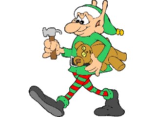 Sticker Custom Preview Image #070992 Holidays Christmas Santa Reindeer Elf11