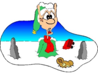 Sticker Custom Preview Image #070994 Holidays Christmas Santa Reindeer Elf13