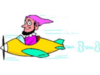 Sticker Custom Preview Image #071009 Holidays Christmas Santa Reindeer Elfon Plane