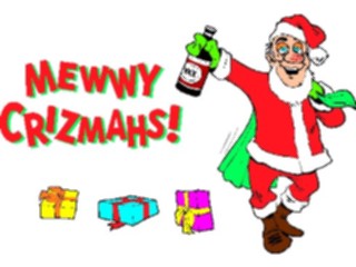 Sticker Custom Preview Image #071081 Holidays Christmas Santa Reindeer Mewwy Crizmahs
