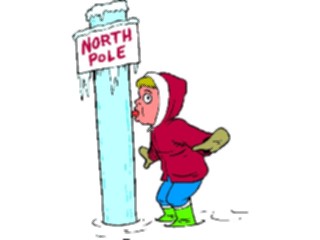 Sticker Custom Preview Image #071098 Holidays Christmas Santa Reindeer North Pole Stuck