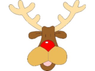 Sticker Custom Preview Image #071112 Holidays Christmas Santa Reindeer Reindeer05