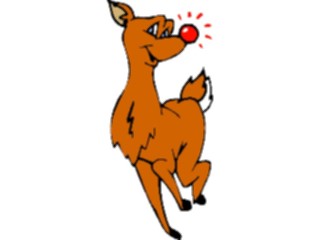 Sticker Custom Preview Image #071118 Holidays Christmas Santa Reindeer Reindeer11