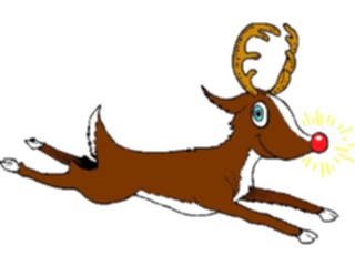 Sticker Custom Preview Image #071123 Holidays Christmas Santa Reindeer Reindeer16
