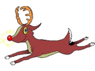 Sticker Custom Preview Image #071124 Holidays Christmas Santa Reindeer Reindeer17