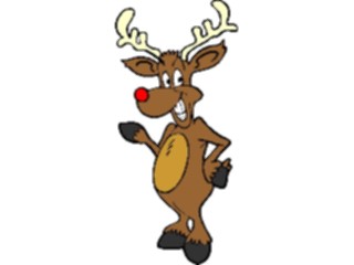 Sticker Custom Preview Image #071131 Holidays Christmas Santa Reindeer Reindeer24