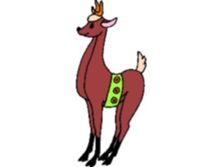 Sticker Custom Preview Image #071141 Holidays Christmas Santa Reindeer Reindeer34
