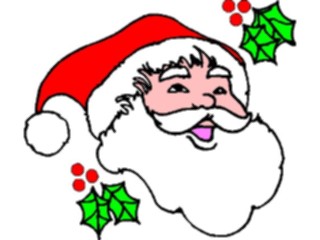 Sticker Custom Preview Image #071206 Holidays Christmas Santa Reindeer Santa30