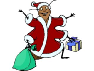 Sticker Custom Preview Image #071217 Holidays Christmas Santa Reindeer Santa Ant
