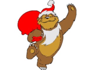 Sticker Custom Preview Image #071220 Holidays Christmas Santa Reindeer Santa Bear1