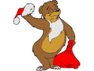 Sticker Custom Preview Image #071221 Holidays Christmas Santa Reindeer Santa Bear2