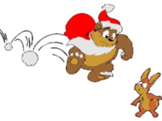 Sticker Custom Preview Image #071225 Holidays Christmas Santa Reindeer Santa Bear Rabbit2