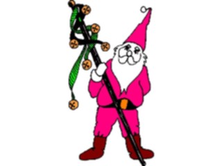Sticker Custom Preview Image #071229 Holidays Christmas Santa Reindeer Santa Bells
