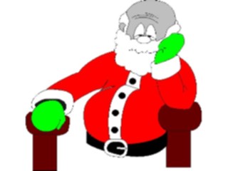 Sticker Custom Preview Image #071232 Holidays Christmas Santa Reindeer Santa Bored