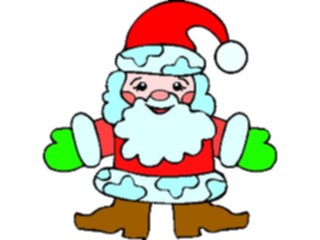 Sticker Custom Preview Image #071266 Holidays Christmas Santa Reindeer Santa Doll3
