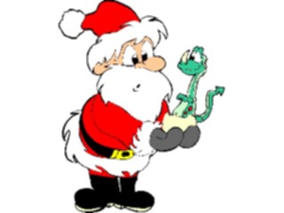 Sticker Custom Preview Image #071269 Holidays Christmas Santa Reindeer Santa Dragon
