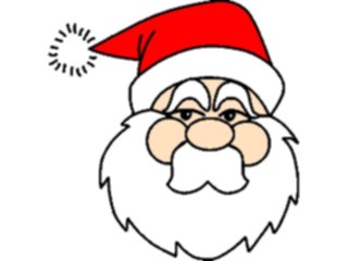 Sticker Custom Preview Image #071280 Holidays Christmas Santa Reindeer Santa Face02
