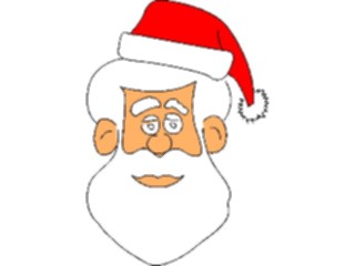 Sticker Custom Preview Image #071285 Holidays Christmas Santa Reindeer Santa Face07