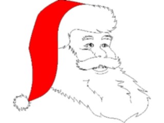 Sticker Custom Preview Image #071287 Holidays Christmas Santa Reindeer Santa Face09