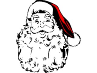 Sticker Custom Preview Image #071288 Holidays Christmas Santa Reindeer Santa Face10