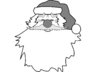 Sticker Custom Preview Image #071290 Holidays Christmas Santa Reindeer Santa Face12