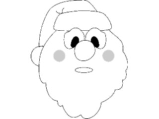 Sticker Custom Preview Image #071294 Holidays Christmas Santa Reindeer Santa Face16