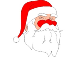 Sticker Custom Preview Image #071303 Holidays Christmas Santa Reindeer Santa Face25
